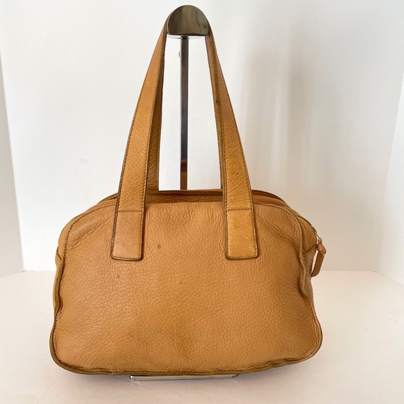 Bottega Veneta Cervo Butterscotch Brown Shoulder Hand Bag Vintage Boston - Picture 4 of 16